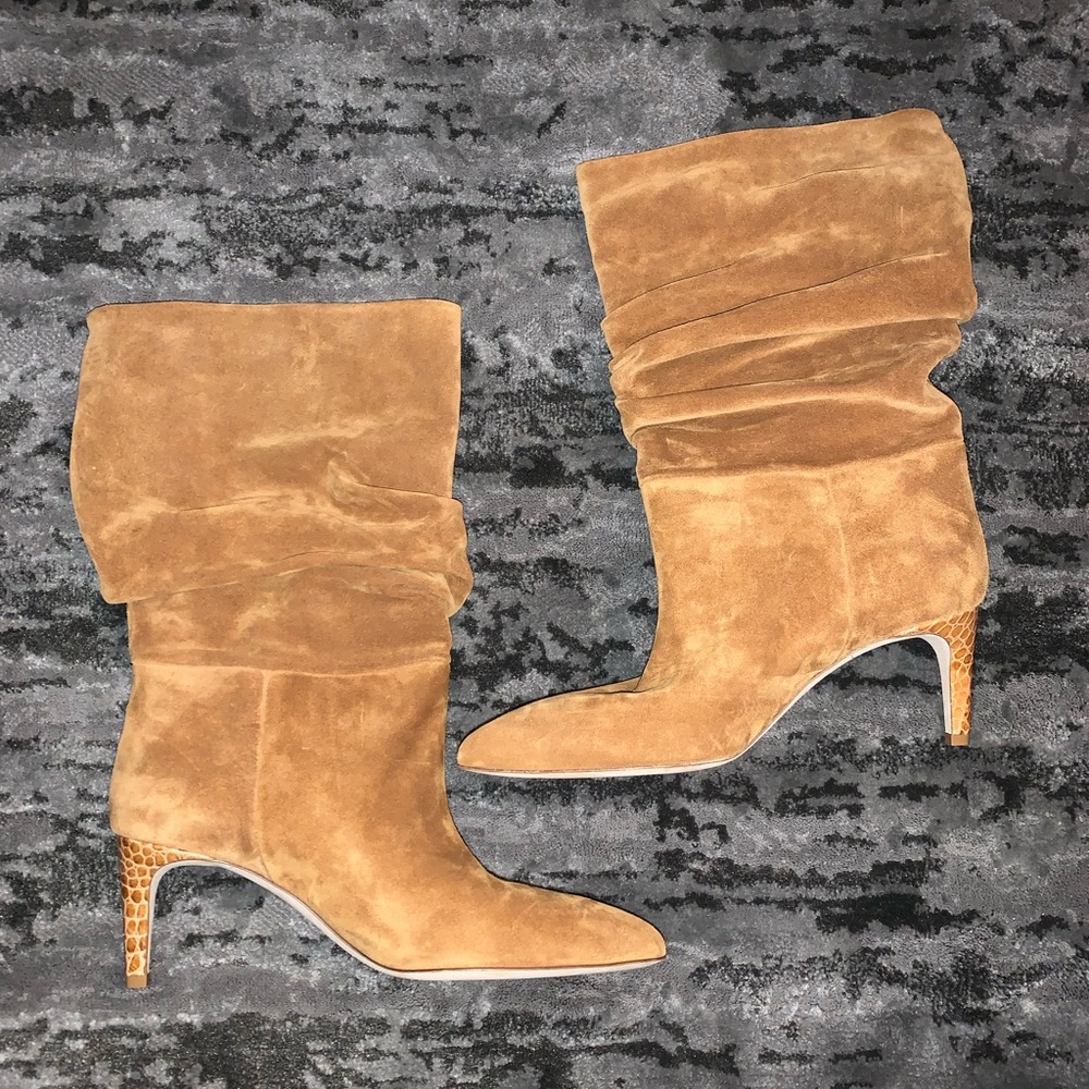 Paris Texas Slouched Suede Boots